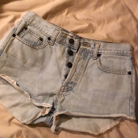 Brandy Melville Pants - Brandy Melville Denim Shorts